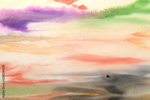 Abstract multicolored background with streaks