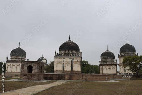 Canvas Print The tombs built in the memory of Qutub Shahi of Hyderabad in India