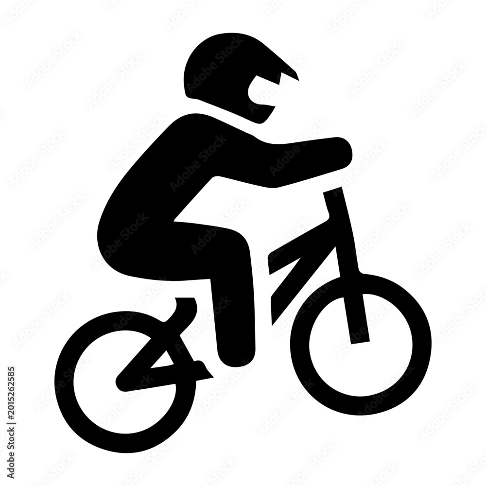 Fototapeta premium BMX Rider Icon