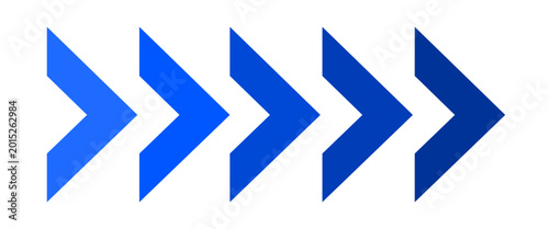 Abstract blue road moving dynamic symbols. Simple abstract blue color arrow border slash line vector pattern. 	