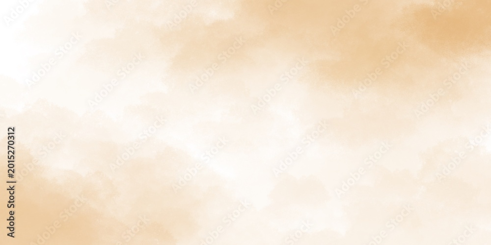 Obraz premium Soft beige watercolor texture background with subtle cloudy effect