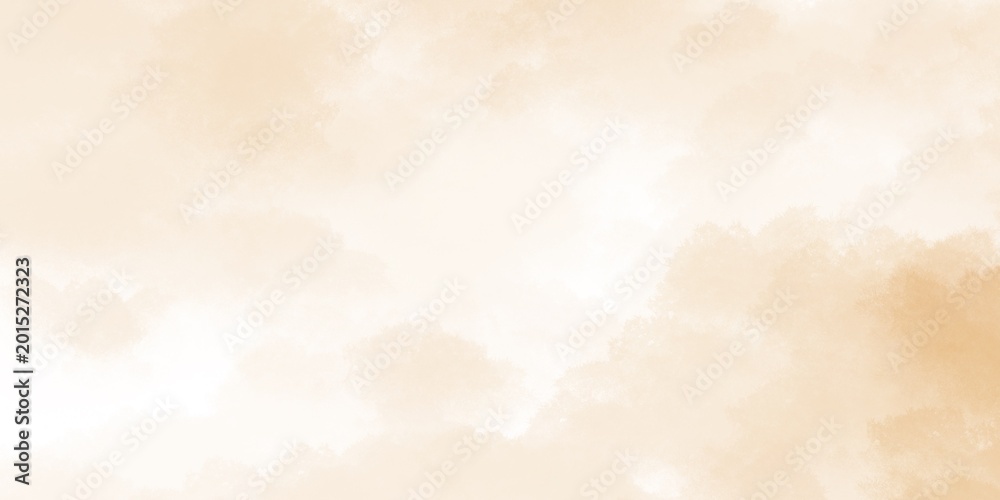 Obraz premium Soft beige watercolor texture background with subtle cloudy effect