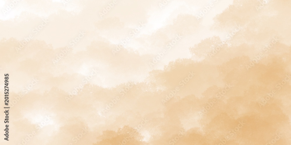 Obraz premium Soft beige watercolor texture background with subtle cloudy effect