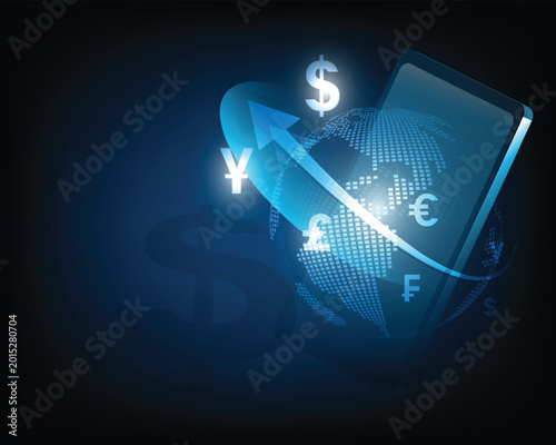 Mobile money transfers  mobile investing  mobile stock trading  worldwide.