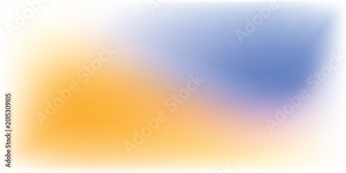 Abstract soft mesh gradient background with blue and warm orange blurred shapes. Modern minimal texture for creative digital design, presentation backdrop, and trendy wallpaper.