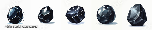 Принти на полотні vector of a obsidian