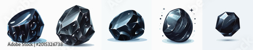 Fotografi vector of a obsidian