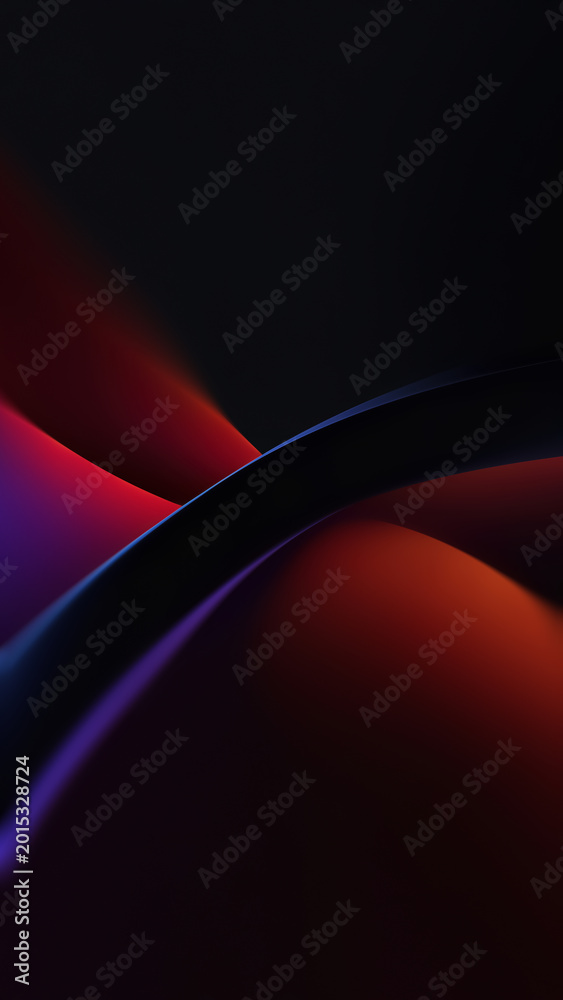 Naklejka premium Vibrant Abstract Color Flow Design