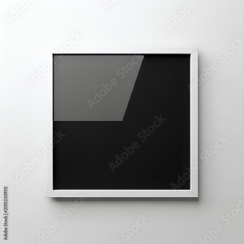 Abstract gradient display with diagonal shadow isolated on white background