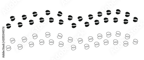 Cow Footprint Vector Set – Clean Farm Animal Paw Print Collection for Logo, Sticker, Packaging & Design Use