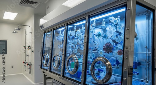 Biosafety Laboratory Cabinet with Sealed Ports
