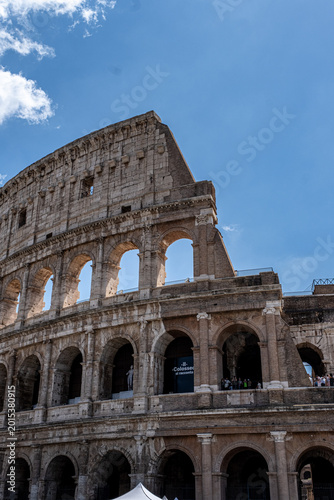 Photography colosseum in rome italy