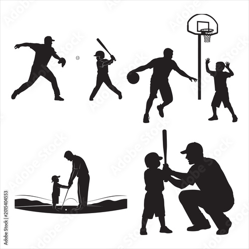 Sports Vector silhouette 