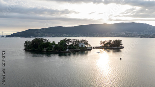 Quadro su tela San simon island and san anton island in rande strait