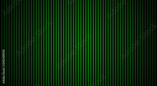 Foto Sleek modern abstract digital background with vibrant emerald green vertical lin