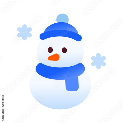 Snowman Winter Icon