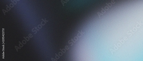 Cool blue light leak on grainy dark background with soft gradient transitions for minimalist graphic design and moody cinematic visual presentations.