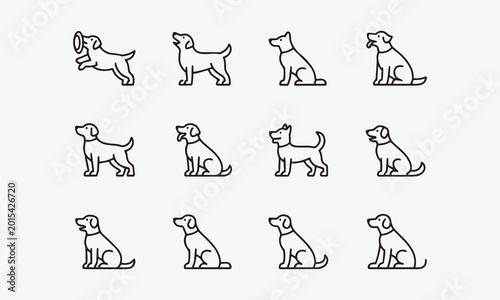 Fotografía Add some paw some flair to your creations with our adorable dog doodle icons Fro