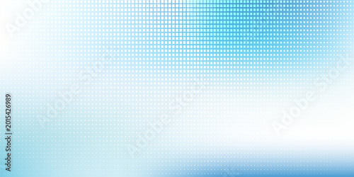 Bild auf Leinwand Seamless Light Blue Vector Background with Soft White Gradient and Fine Halftone