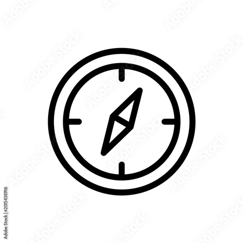 Free Download Compass - simple vector icon - GFXLoad