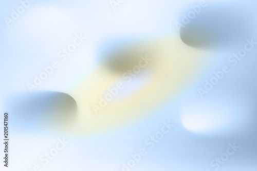 Dreamy Soft Blue and Pale Yellow Abstract Mesh Gradient Background
