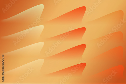Warm Orange Abstract Gradient Background with Fluid Wave Patterns