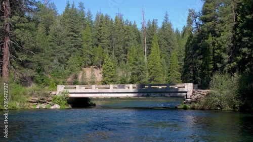 Historic Bridge 99 Over the Metolius River in Oregon