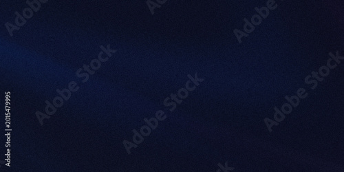 Abstract dark blue texture with grainy noise and soft light beam illustration