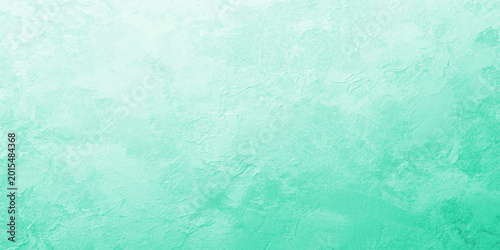 Tableau sur toile Mint green textured background with gradient effect for design