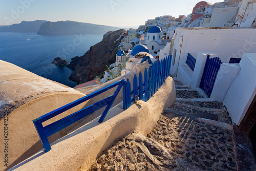 Panoramic of Santorini Island, Cyclades, Greece