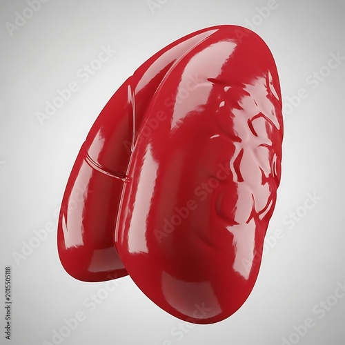 Human Kidney Organ Model Medical.
