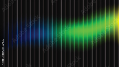 Fotografía Vibrant sound wave spectrum colors.