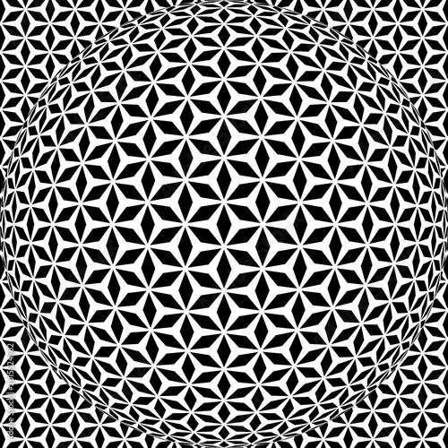 Snowflake patterned sphere. Graphic illustration, line art, clipart, icon, object, shape, symbol, etc. PNG with transparent background. Design elements for websites and other graphics.