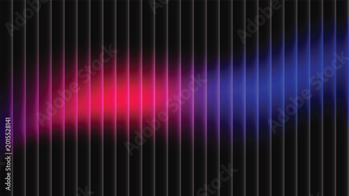 Foto Vibrant sound wave graphic design element.