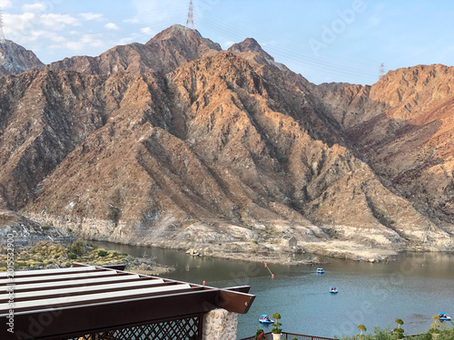 desert brown mountains of the United Arab Emirates