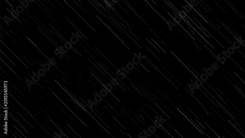 Tableau sur toile Abstract speed line background on black texture, futuristic motion streak patter