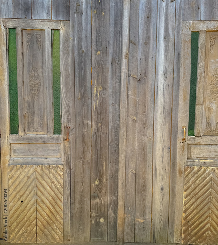 Quadro em tela reclaimed barn wood doors