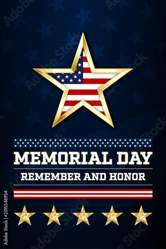 Canvastavla Memorial day background banner