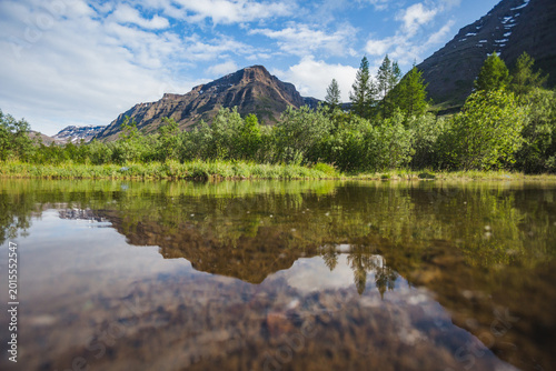 Photos Quiet backwater of Hoisey River on Putorana Plateau
