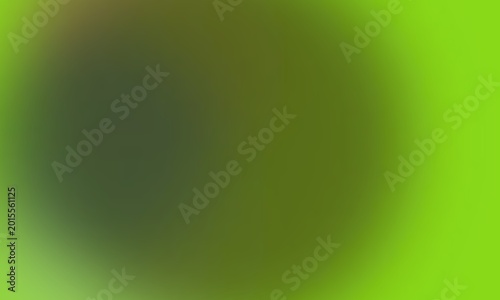 Tableau sur toile Lime green and dark olive abstract gradient background, with soft color blurring
