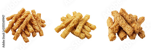 Foto Crispy Breadsticks Grissini Italian Bakery Snack Transparent PNG Cutout for Appe