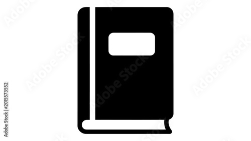 Obraz na plátně Technical writing skills book icon, isolated on white background
