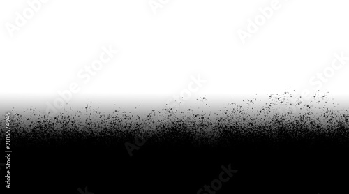Abstract black and white spray paint splatter texture with gradient background