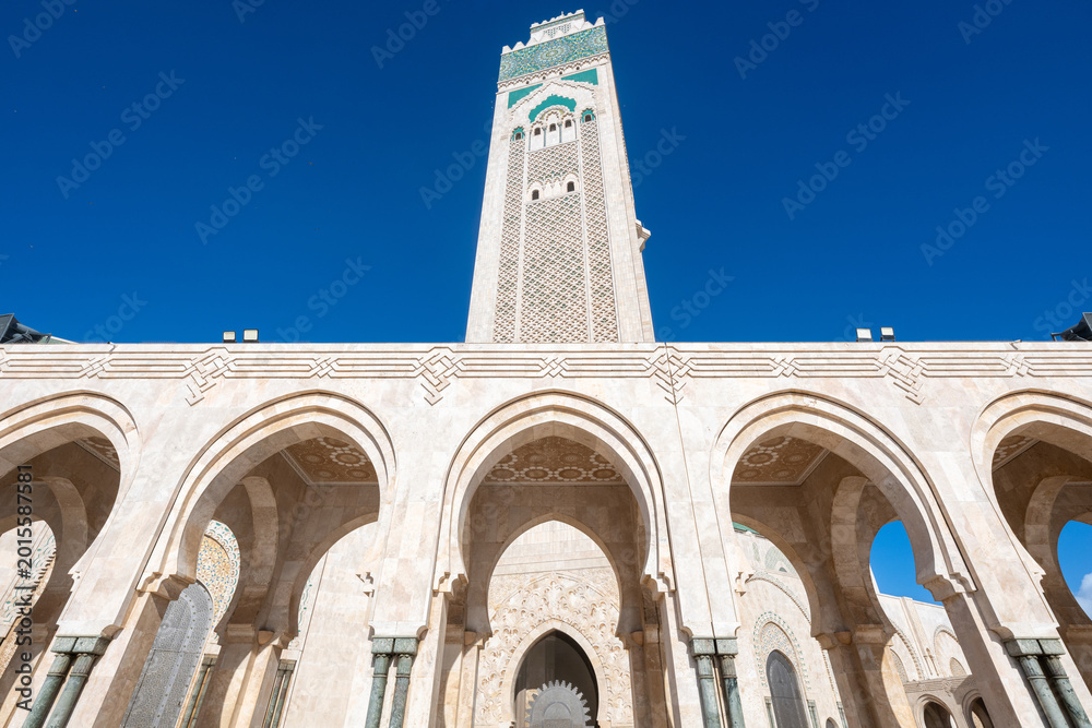 Fototapeta premium Hassan II Mosque - Casablanca, Morocco
