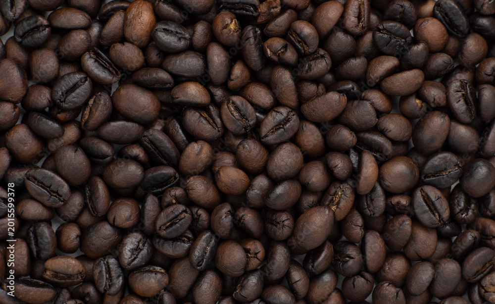 Fototapeta premium Coffee bean texture background