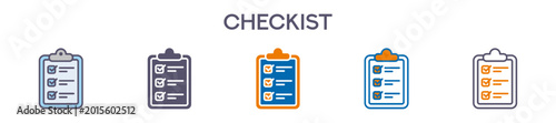 Foto Checklist Element For Design Graphic - Multi Styles