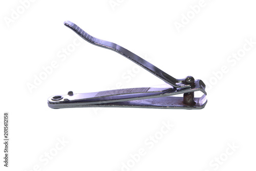 Φωτογραφία Metal Nail Clippers on Transparent Background