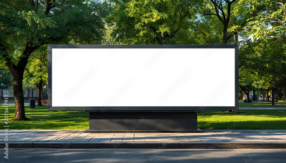 Fototapeta premium Advertisement Mockup Urban City Environment