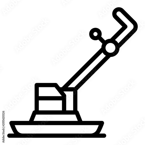 Bild auf Leinwand hover mower icon