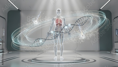 Epic Yet Extremely Elegant Hero Visualization of the Future of Medicine